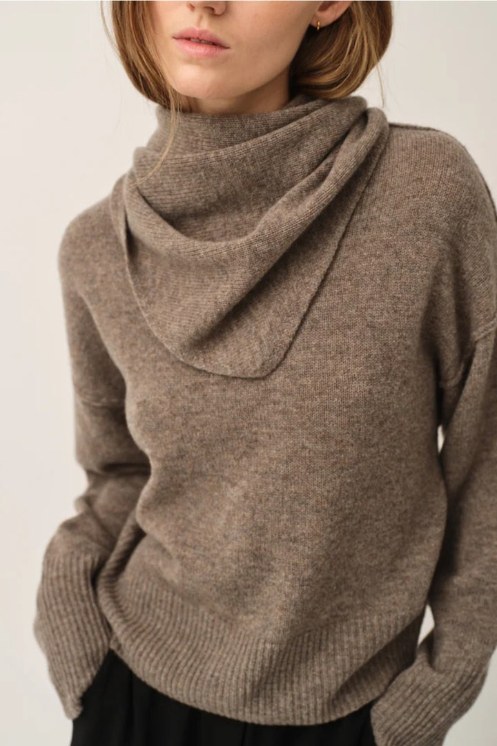 The Garment Volmer Back High Neck Sweater