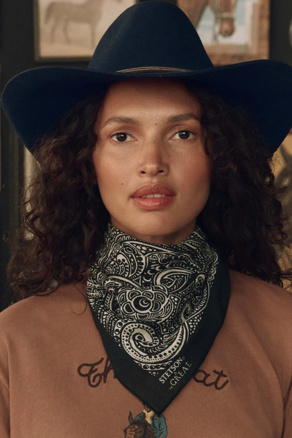 The Great The Stetson Western Paisley Scarf