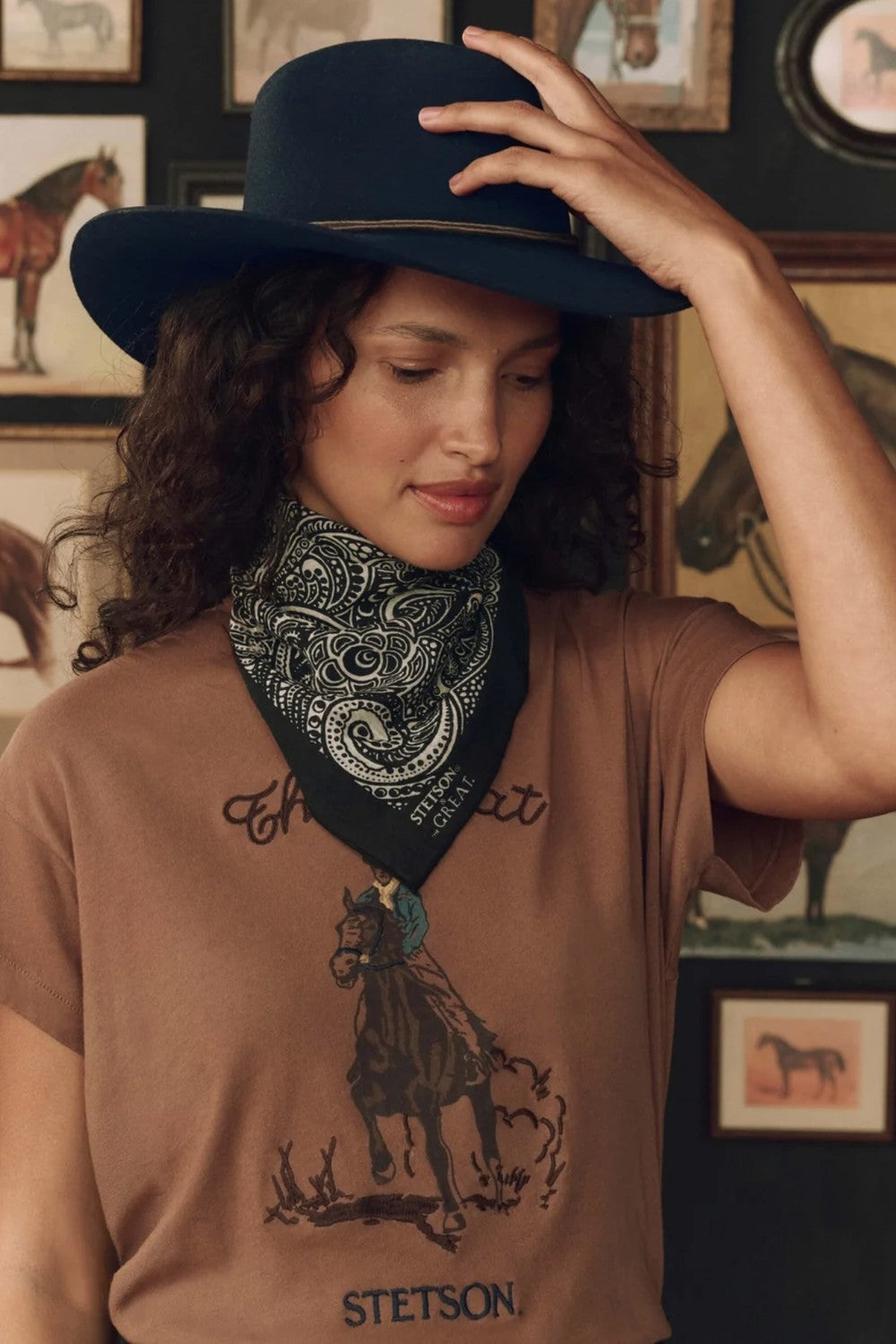 The Great The Stetson Western Paisley Scarf