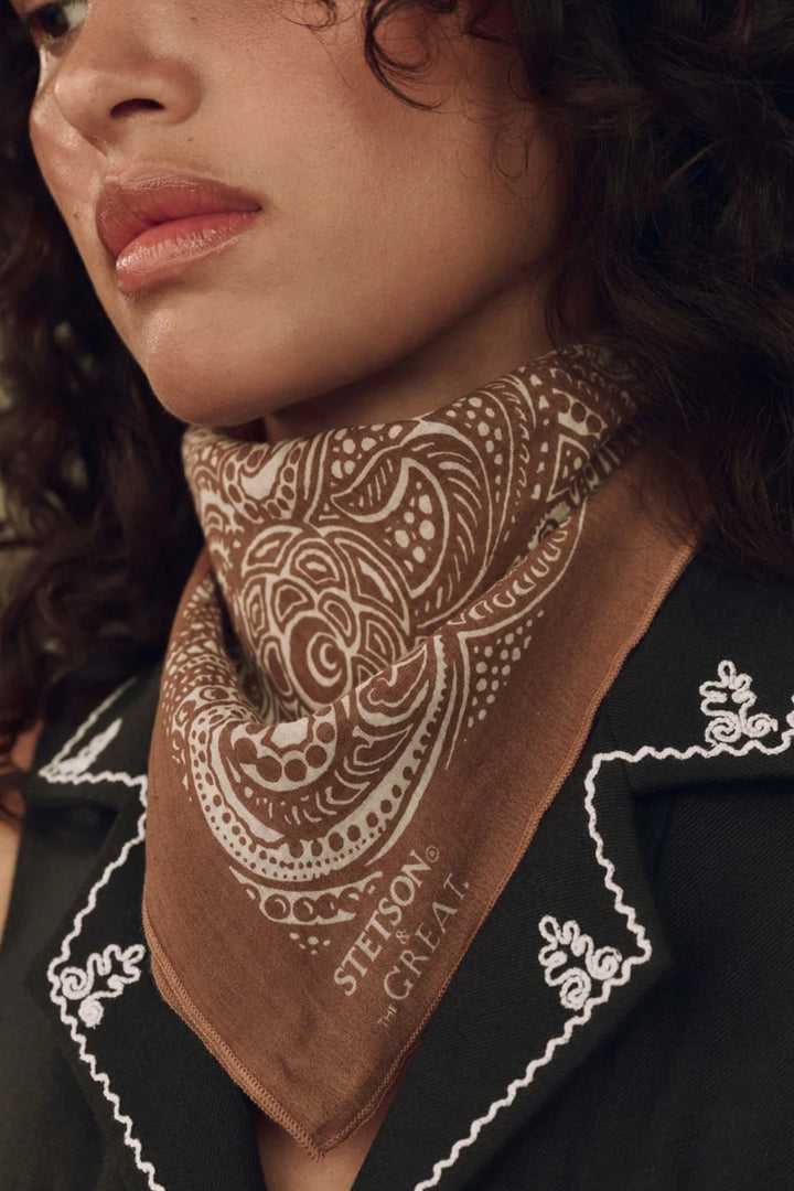 The Great The Stetson Western Paisley Scarf