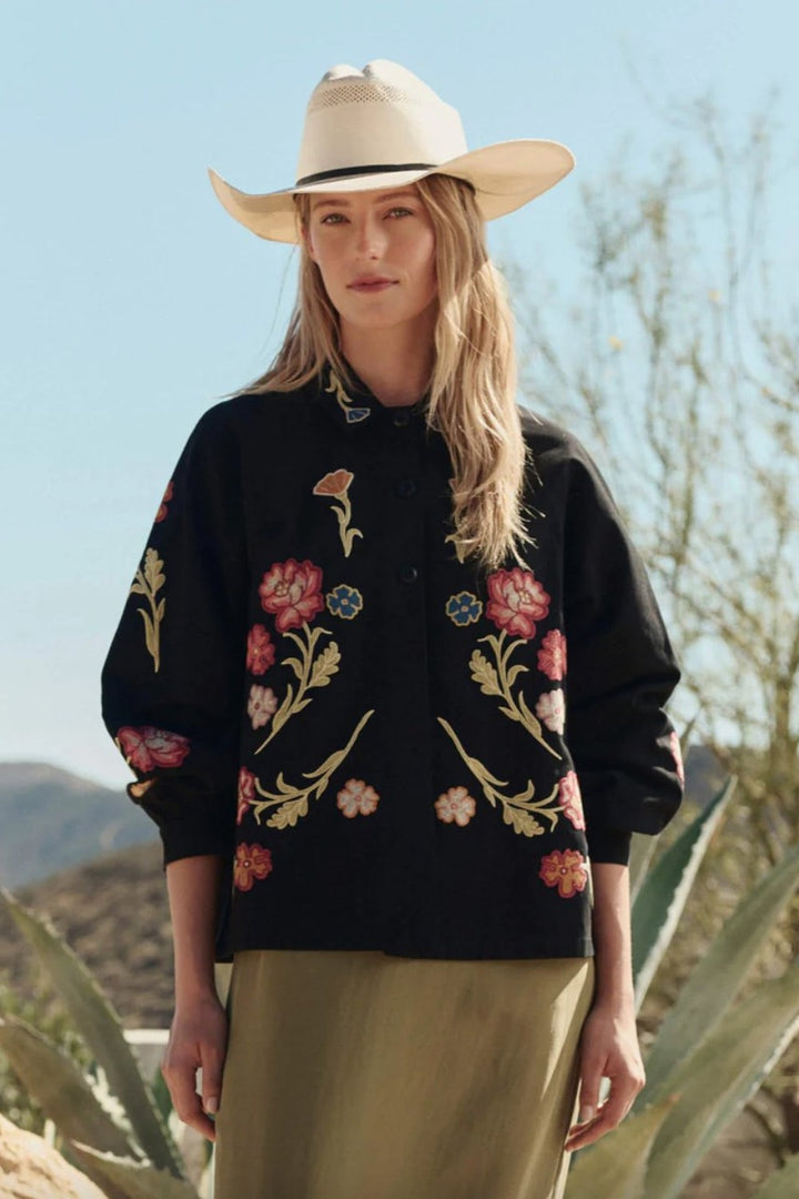 The Great The Embroidered Commodore Jacket