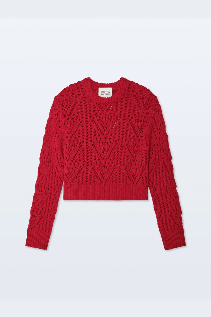 White + Warren Cashmere Blend Crewneck