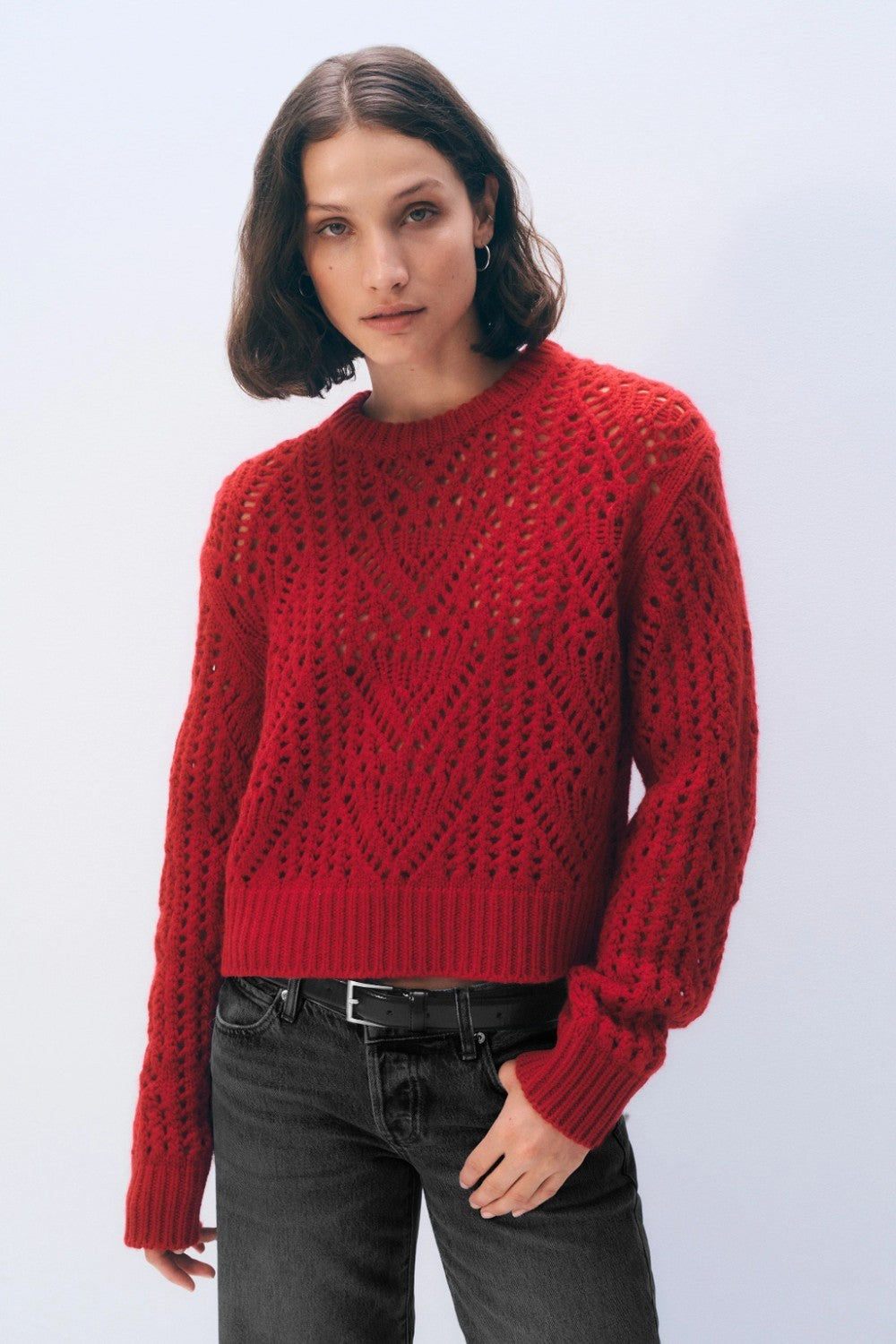 White + Warren Cashmere Blend Crewneck