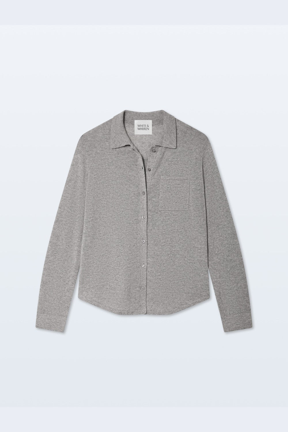 White + Warren Cashmere Button Down Shirt