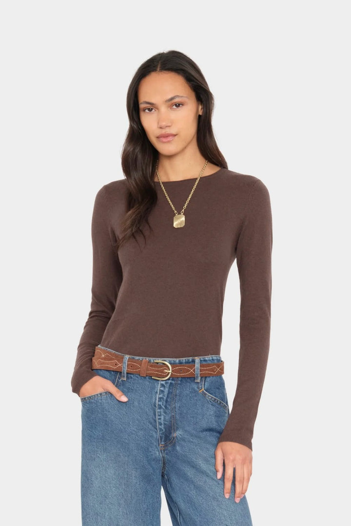 Xirena Crewe Sweater, Brazil Nut — Grethen House