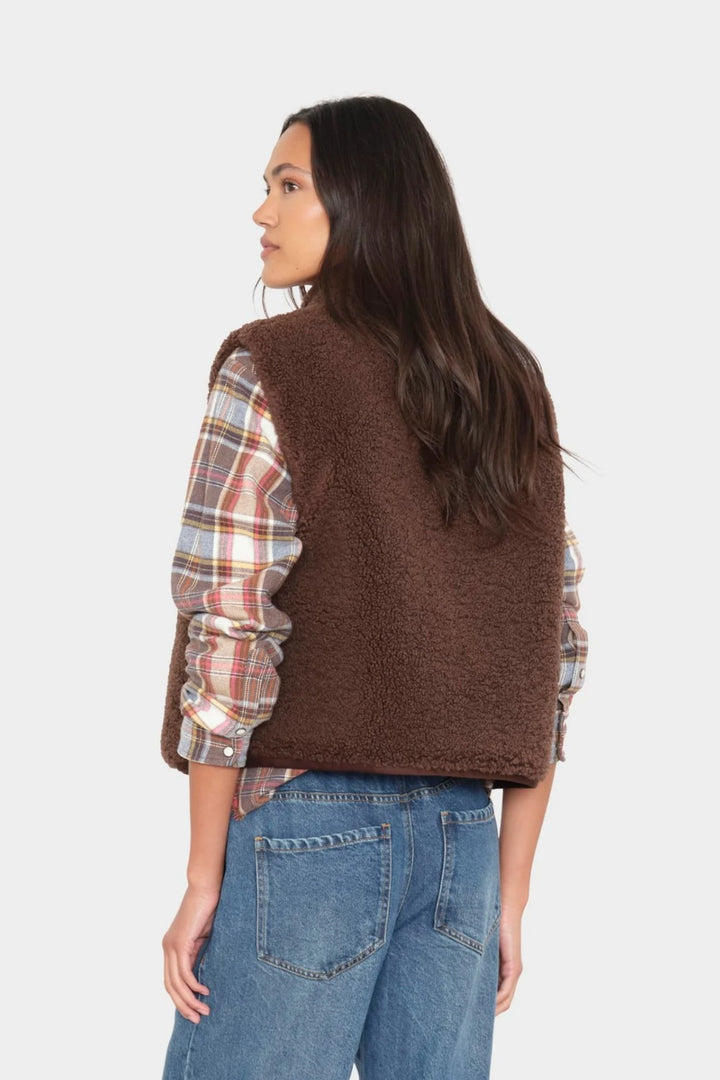 Xirena Kensi Teddy Reversible Sherpa Vest