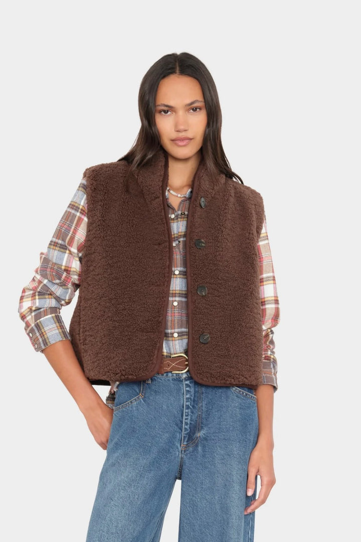 Xirena Kensi Teddy Reversible Sherpa Vest