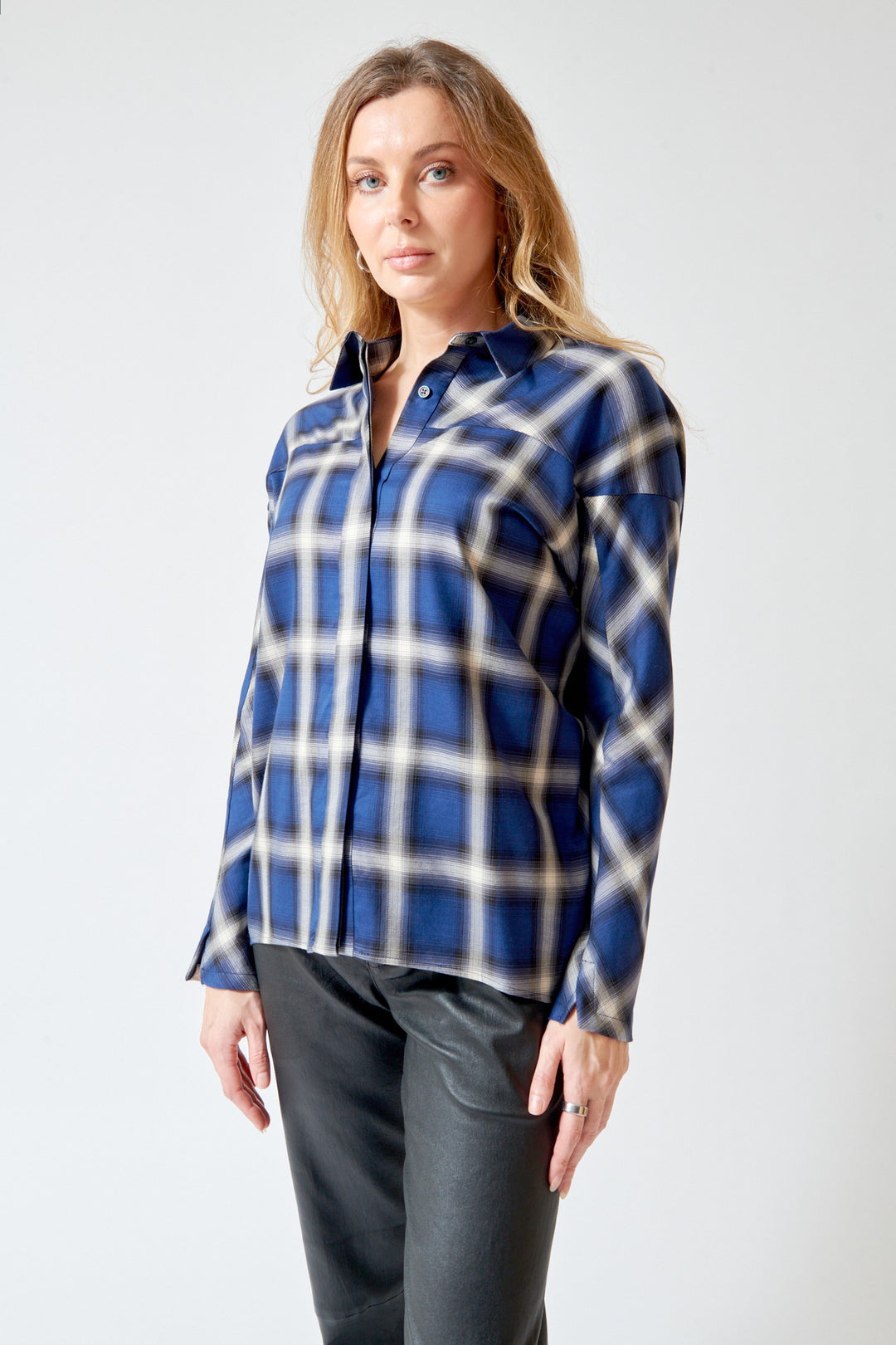 Zero + Maria Cornejo City Plaid Manu Shirt