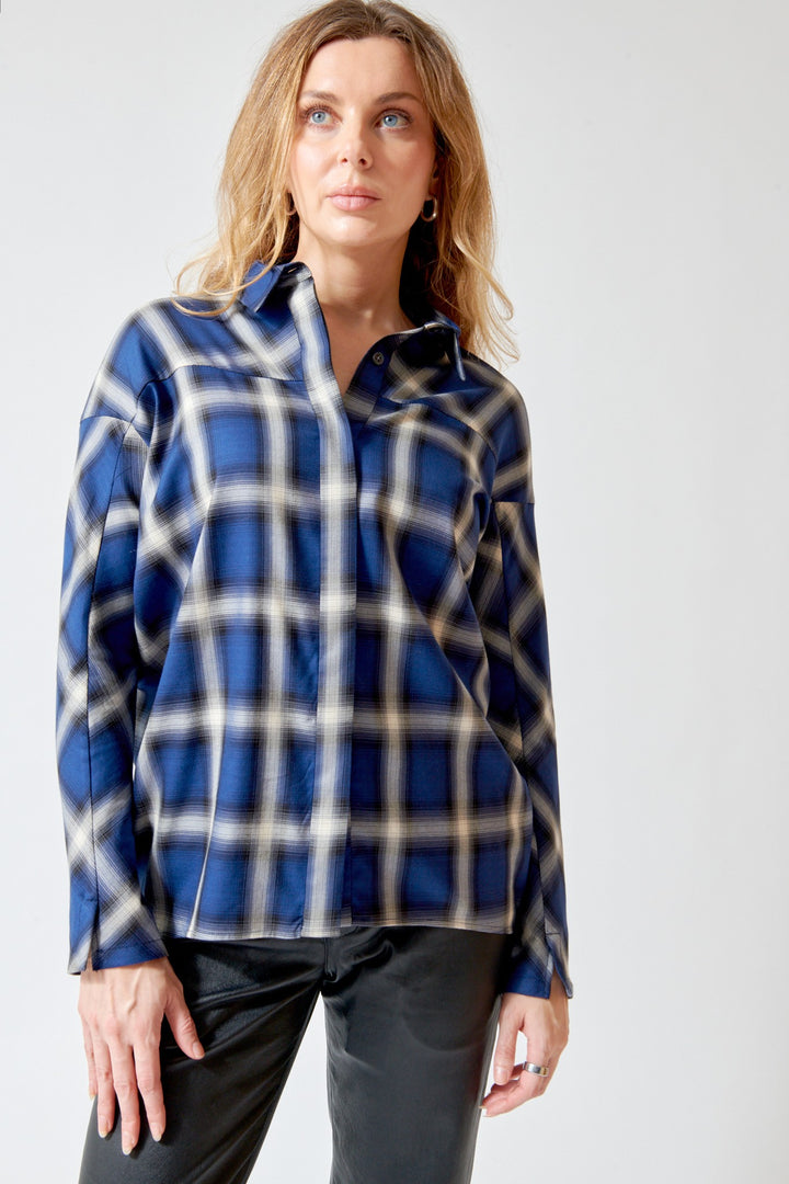 Zero + Maria Cornejo City Plaid Manu Shirt