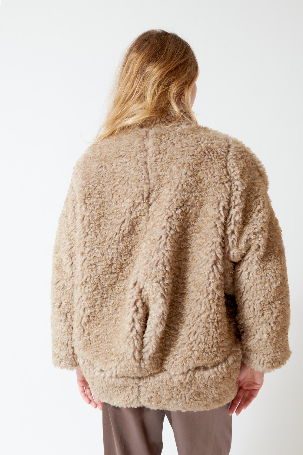Zero + Maria Cornejo Reversible Recy Shearling Long Sleeve Bea Parka