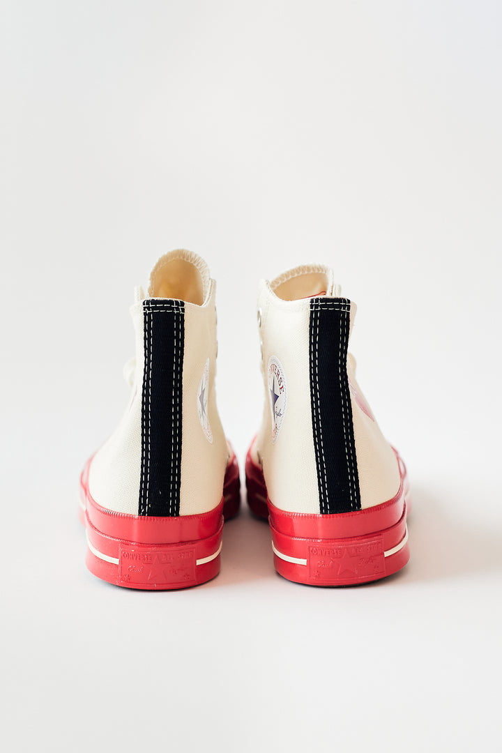 Comme des Garçons PLAY Converse Red Sole High Top