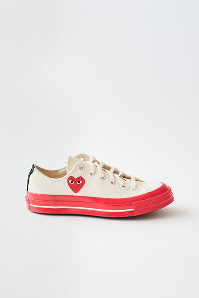 Comme des Garçons PLAY Converse Red Sole Low Top