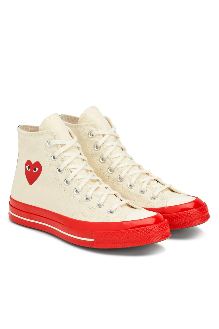 Comme des Garçons PLAY Converse Red Sole High Top