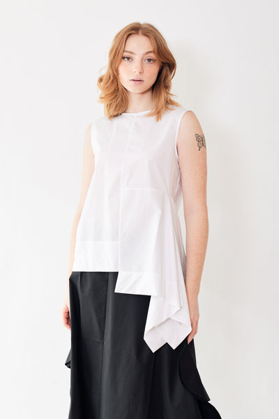Meimeij Asymmetric Tie Back Tunic