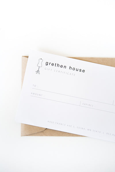 Gift Card - grethen house